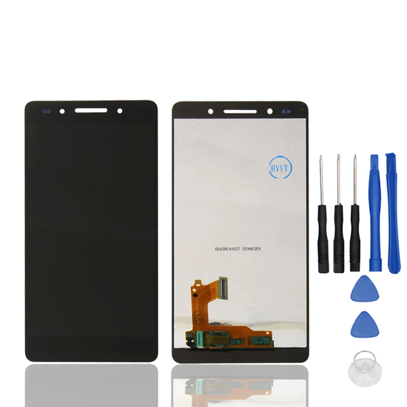 

Original For Huawei Honor 7 LCD and Touch Screen Assembly Repair Parts for Honor 7 Phone Free Shipping+Tracking Number +Tools