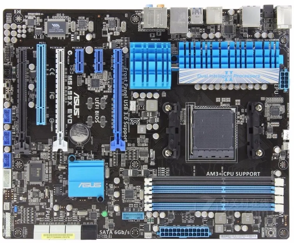 

For ASUS M5A99X EVO Original Used Desktop for 990FX Motherboard Socket AM3 DDR3 USB3.0 SATA3 Support FX 8350 8300