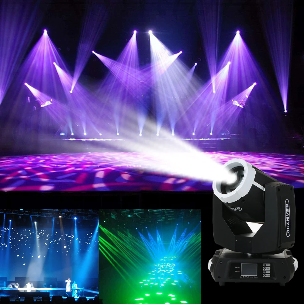 Сценическое освещение 230 Вт луч 3 в 1 7R движущаяся лампа He ad Вращающаяся Призма RGBW