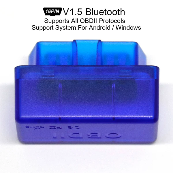 Для Android Windows подходит для ELM327 V2.1 V1.5 obd2 сканер automotivo Bluetooth автомобильный диагностический инструмент OBD 2 escaner automotriz Vag - Цвет: Белый