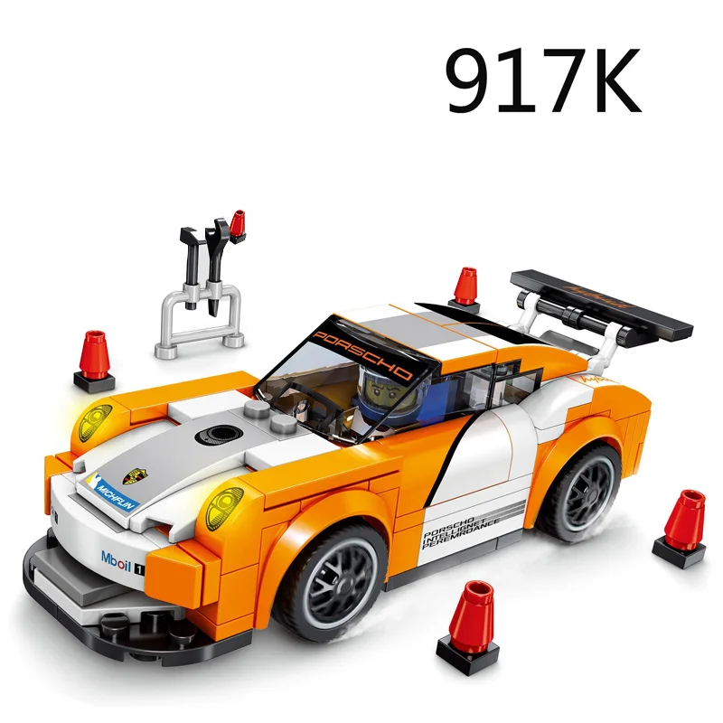 Город супер гонщики совместимые legoed гараж скорость чемпионы спортивные гоночные