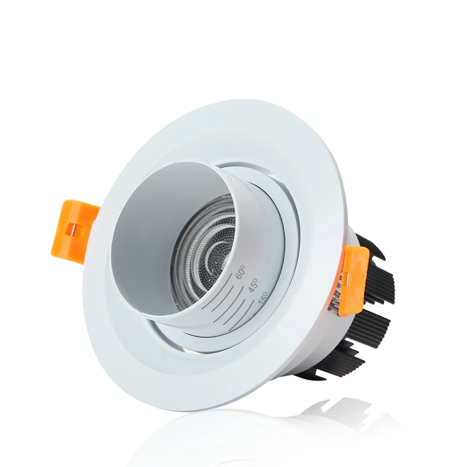 

LED Downlight Recessed Ceiling Lamp Focus Adjustment Angle COB 3W 5W 7W 10W 12W 15W 20W 30W indoor LED Spot light