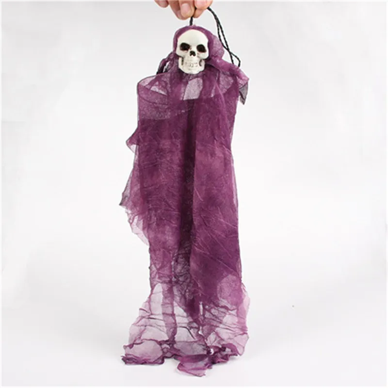 Хэллоуин страшный череп кукла дом с привидениями жуткий Жуткий Новинка Хэллоуин украшение