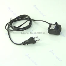 hot-selling Water Submersible Pump Aquarium Fountain Air Fish Pond Tank EU Plug AC 220V 3W -B119