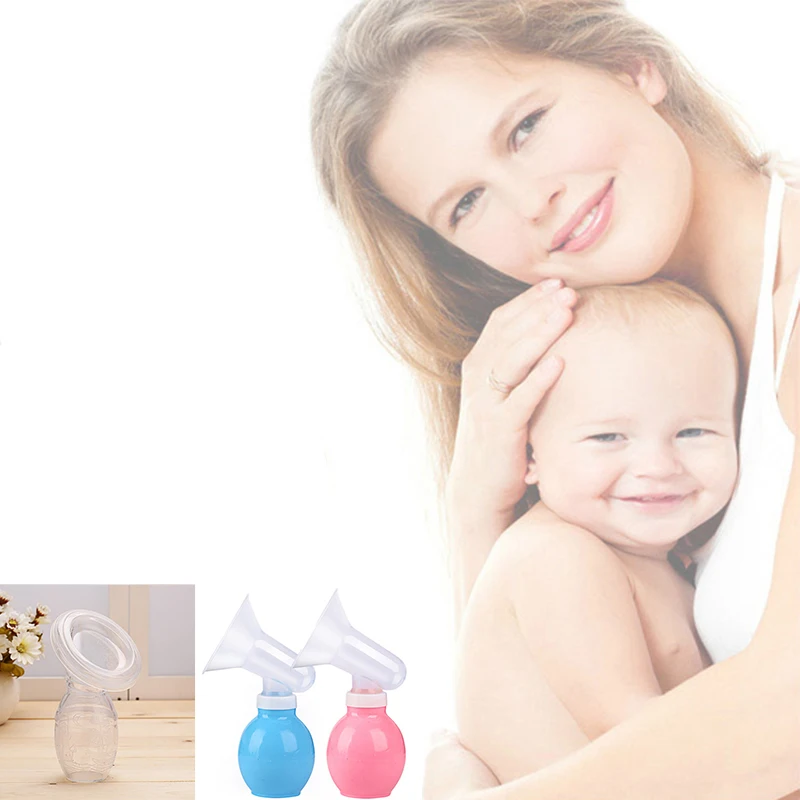 Baby Feeding Manual Breast Pump Extractor Automatic Correction Breast Collector Infant BPA free Silicone Infant Breast Feeding