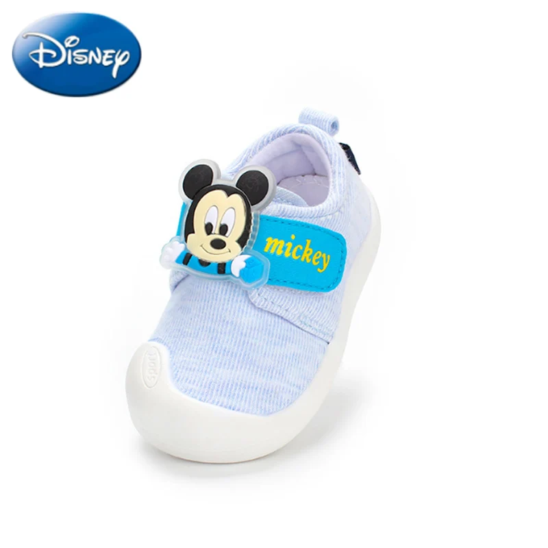 Disney/милая детская повседневная обувь; Новинка года; нескользящая легкая модная детская обувь для путешествий; бархатная сетчатая обувь с героями мультфильмов - Цвет: Blue