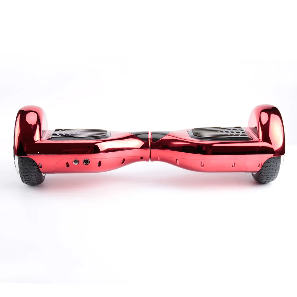 Chrome red color two wheel self balancing scooter io hawk ...