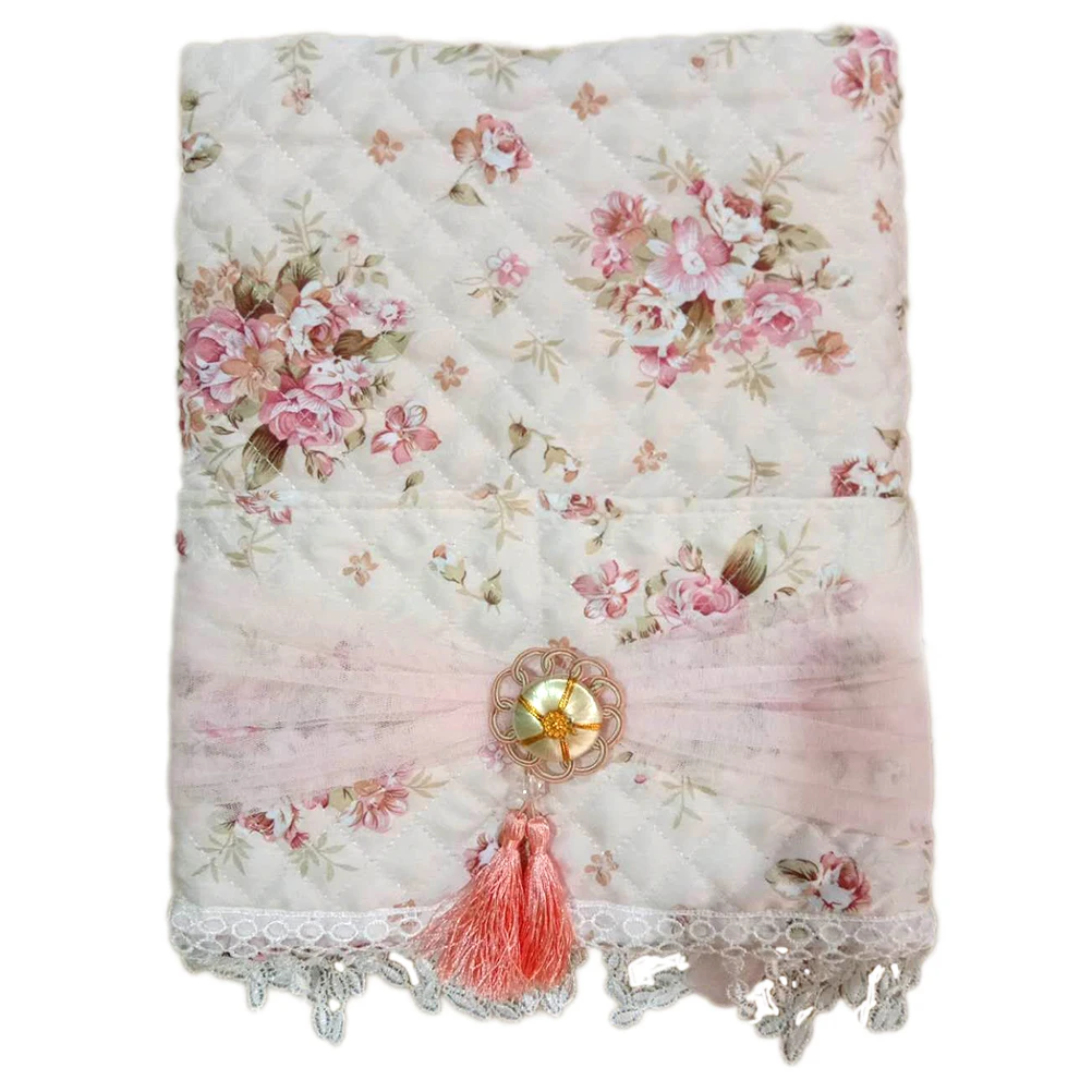 

1pc Dust Cover Thicken Multi-purpose Flower Printing Fridge Refrigerator Washing Machine Top Cover Dustproof Cover