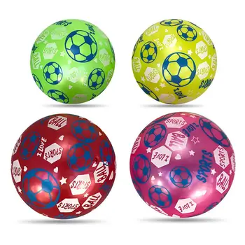 

Small Inflatable Football Kickball Toys For Kids Rubber Ball Beach Ball Hot Summer Swimming Pool Entertainment Outdoor Game