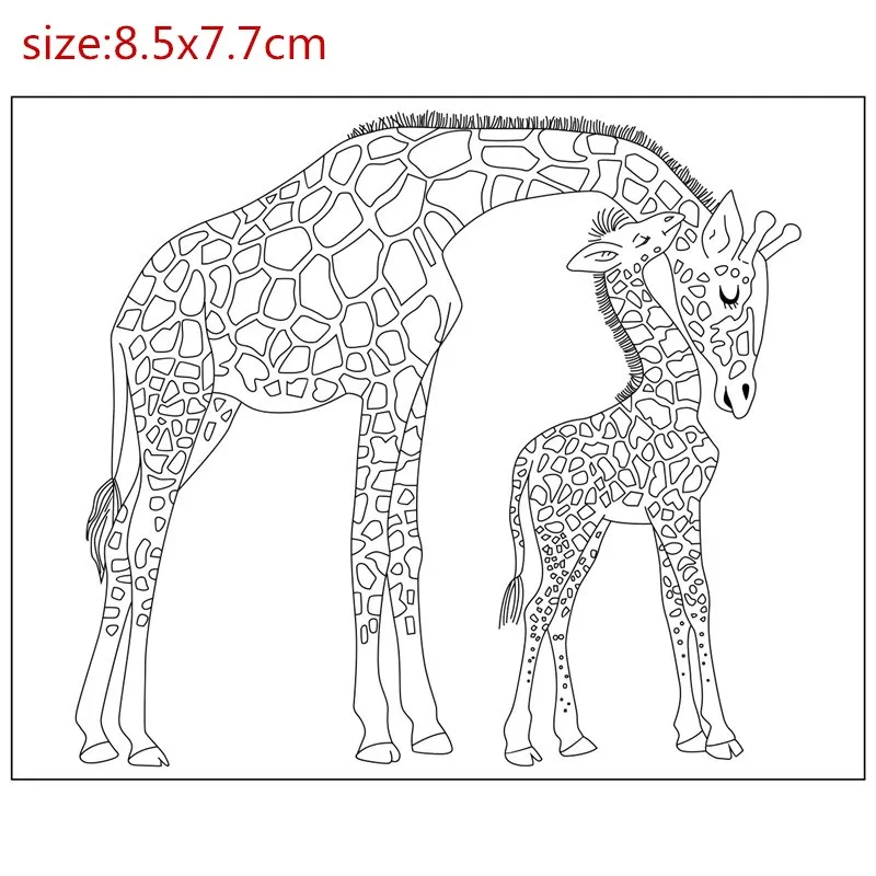 

Giraffe Transparent Clear Silicone Stamp DIY scrapbooking/photo album Decor New Clear stamp