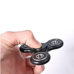 Белый/черный палец блесны Непоседа Пластик EDC руки Spinner Для аутизма и СДВГ 4 стиля беспокойство стресса фокус Игрушечные лошадки подарок