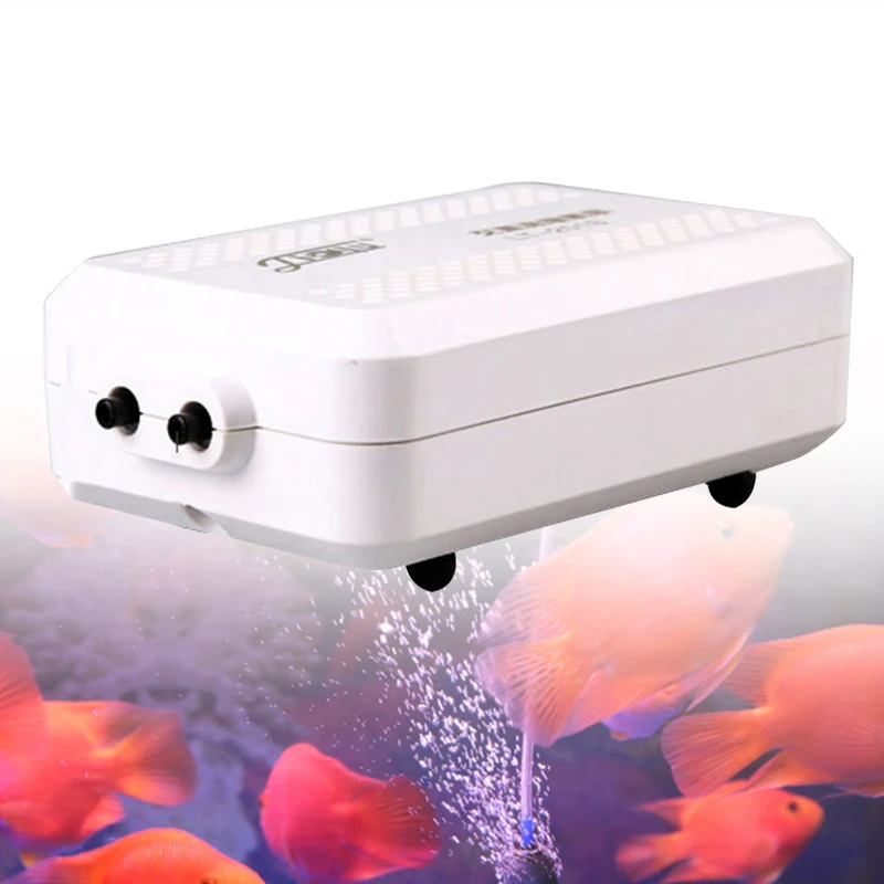 Aquarium AC DC Electric Air Pump Silent Rechargeable Battery Compressor
