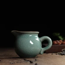 WIZAMONY Китайский Longquan Celadon ручная работа ярмарка кружка 170 мл Justice чашка чай горшок чайная чашка точки чайная посуда Чайный набор кунг-фу