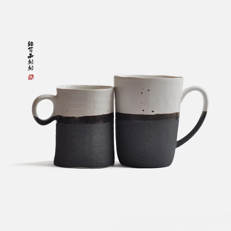 Japanese style ceramic cups, coffee cup, coarse pottery milk cup,tea