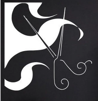 

Hair Spa Beauty Salon Wall Stickers Beauty Girls Haircut Scissors Barbershop Vinyl Wall Decal Hair Shop Home Decoration