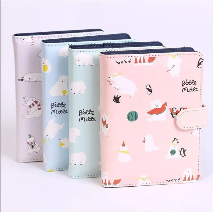 Dilosbu PU leather notebook organizer planner notebook pocket notepad