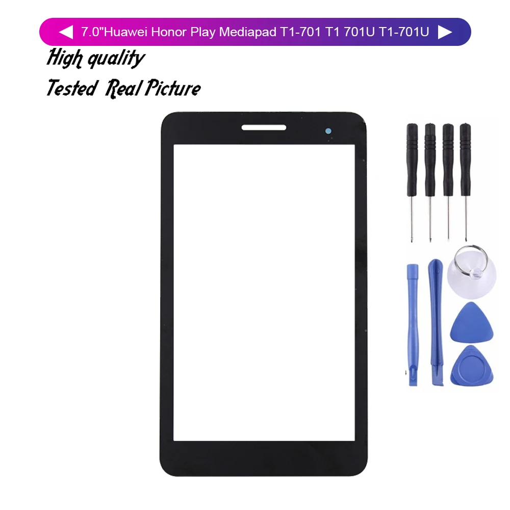 

For 7.0"Huawei Honor Play Mediapad T1-701 T1 701U T1-701U Touch Screen Panel Glass with Free Tools
