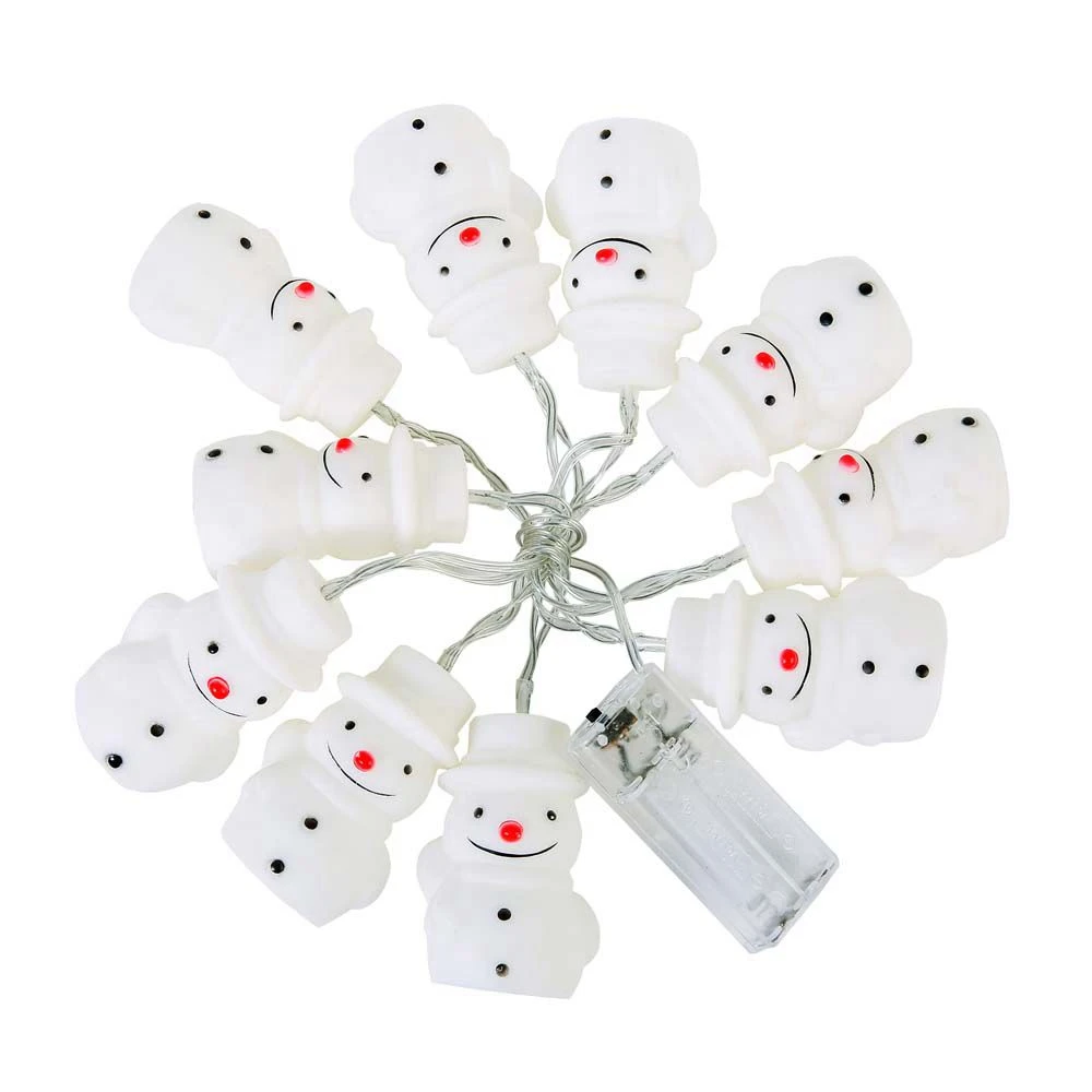 117 cm 10LED Snowman Christmas Xmas Fairy String Light Home Party Decor