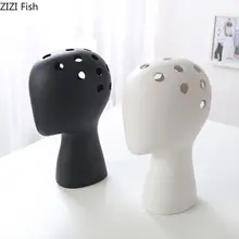 Керамическая ваза-статуэтка в скандинавском стиле, украшение для дома