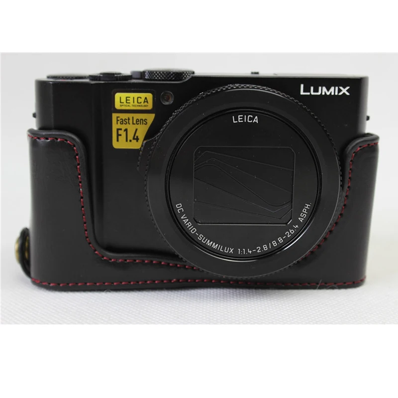 Luxury New Camera Half Bag Bottom Case For Panasonic Lumix LX10 L X10