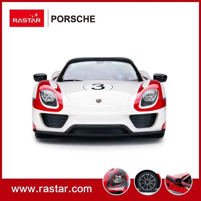 

Rastar 1:14 Scale PORSCHE 918 Spyder Performance Children Electronic Toy Car Plastic Model RC Car with USB charging cable 70770