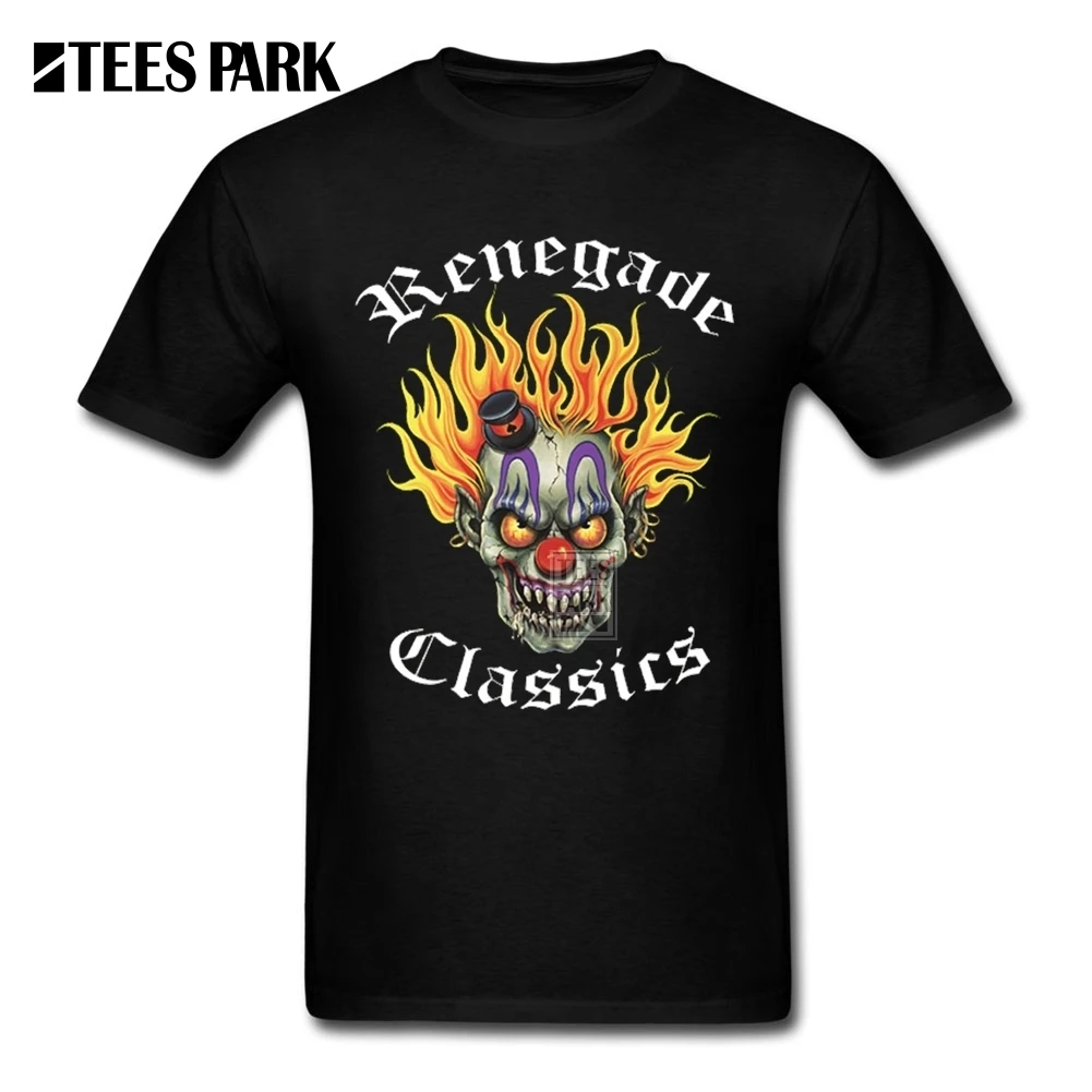 Мужская футболка t clownskull Байкер mo orcycle хип-хоп ADUL T тонкий Fi футболки с коротким