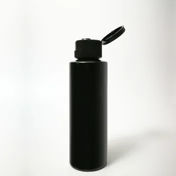 

50pcs 100ml Flip Top Cap Refillable Bottle black Small Simple Empty Bottles Container Makeup Liquid Cosmetic Jar