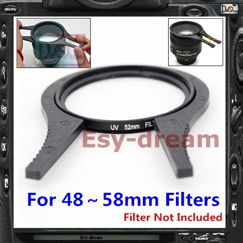 2pcs Camera Lens Filter Wrench Clamp Plier Repair Tool For 49mm 52mm