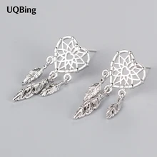 Новинка года дизайн 925 пробы серебро полые сердце серьги гвоздики для женщин ювелирные изделия Brincos