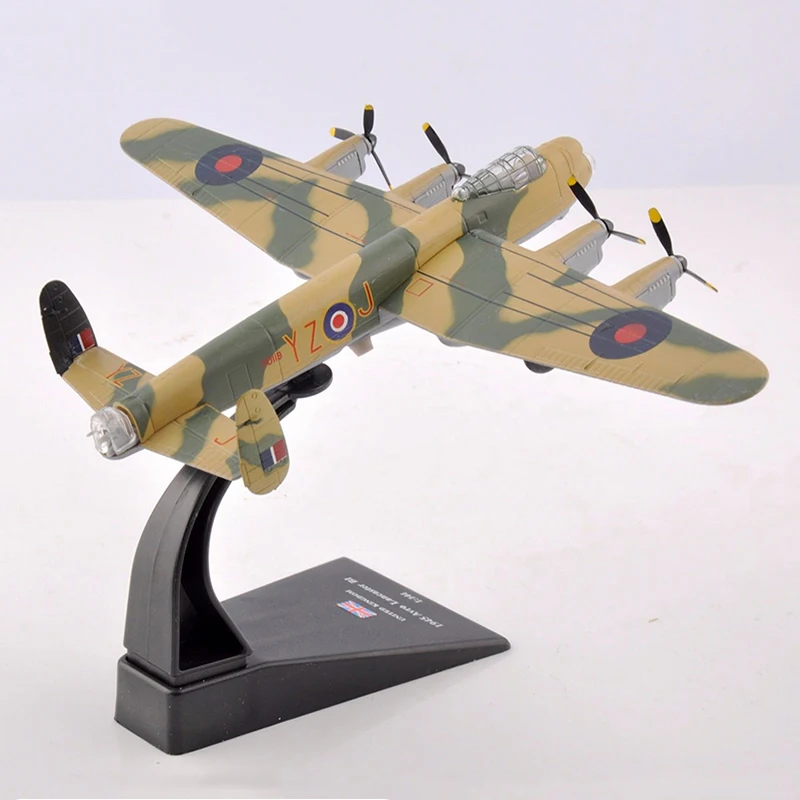 

1/144 Aircraft Toy United Kingdom 1945 Avro Lancaster BI Fighter toy Airplane Model Collection Kids Toys
