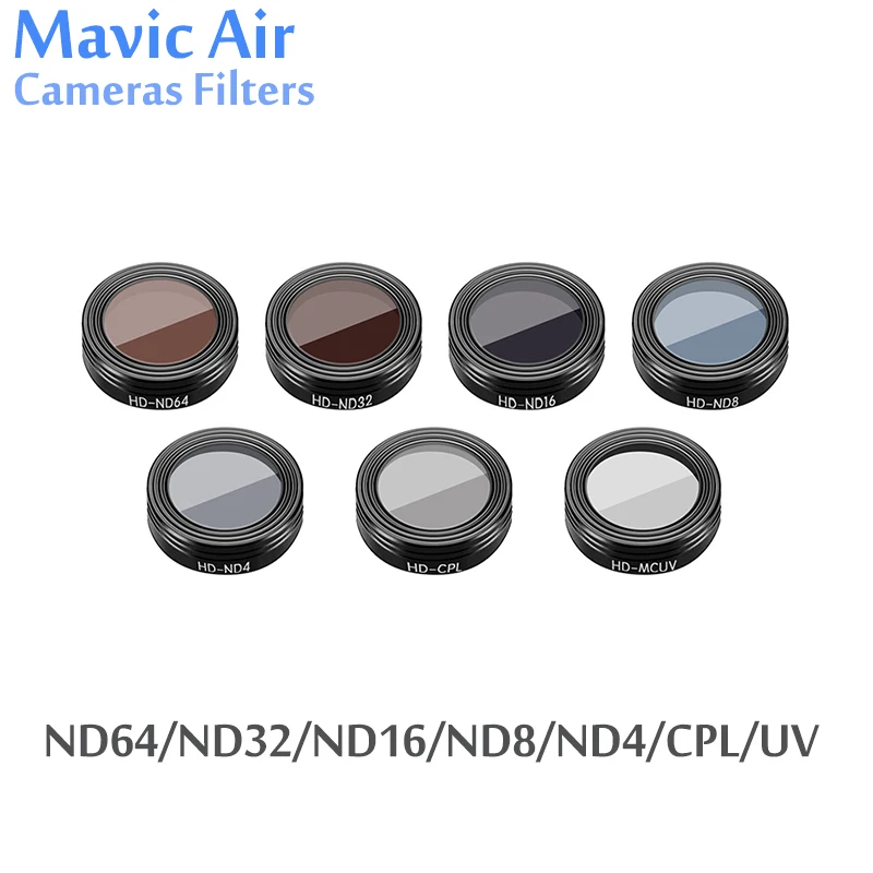 

Mavic Air Thread Filter UV/ND4/ND8/ND16/ND32/CPL Lens Filters for DJI Mavic Air Camera Lens Accessories