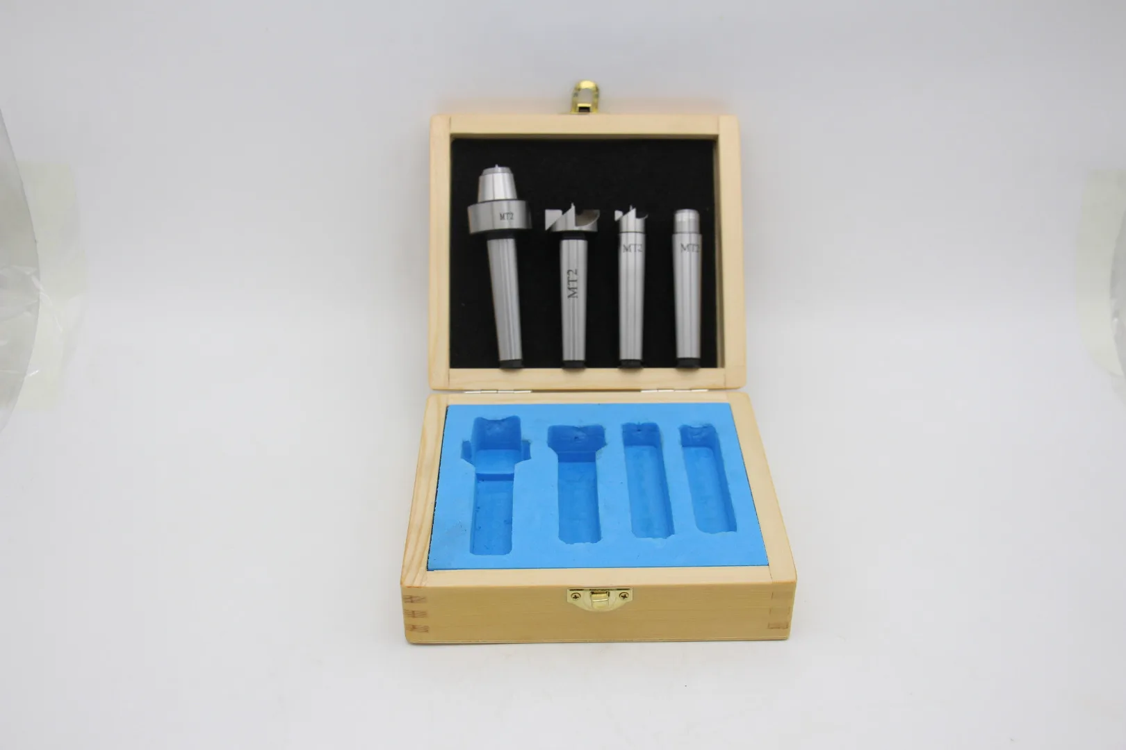 DWZ 4pcs Set New Live Center MT2 Wood Lathe Live Center MT2 Arbor With Wooden Case