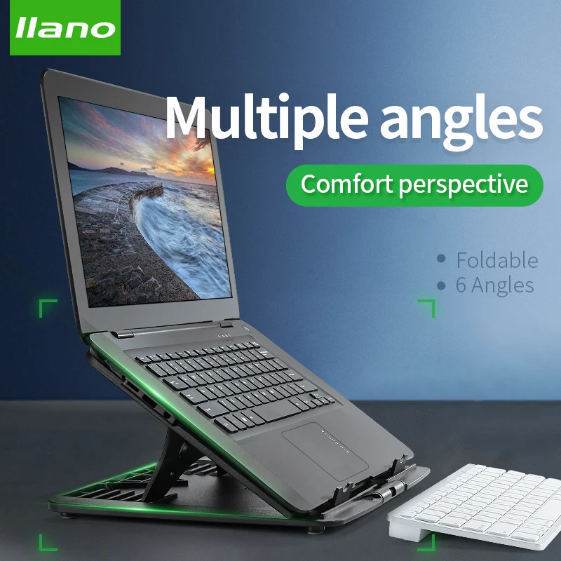 For Macbook pro station Laptop Stand Tablet Universal for Apple MacBook Air Pro 11-15 inches Folding Adjustable Office Notebook