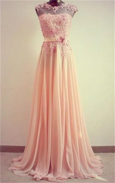 blush junior bridesmaid dress