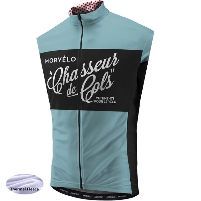 

Morvelo Winter Thermal thermal sleeveless Cycling Vest Men Warm Fleece Cycling jerseys/ Bicycle Bike Clothing sleeveless jackets