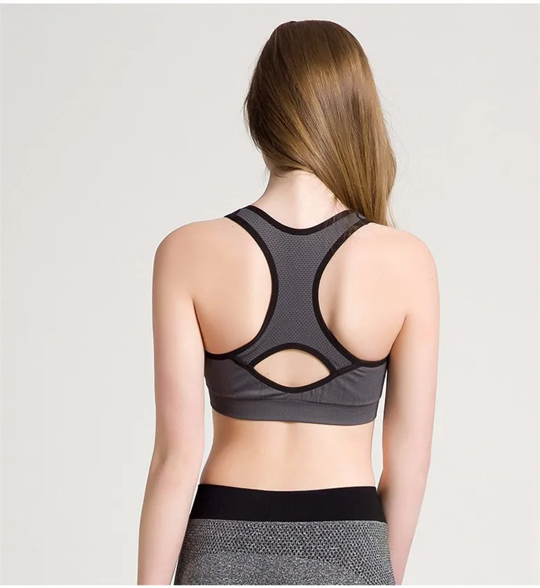 UMLIFE Women Crop Top Yoga Bra Fitness Short Running Women Sports Bra Push Up Sexy Strench Tank Top Sport Top Colete Feminino (16)