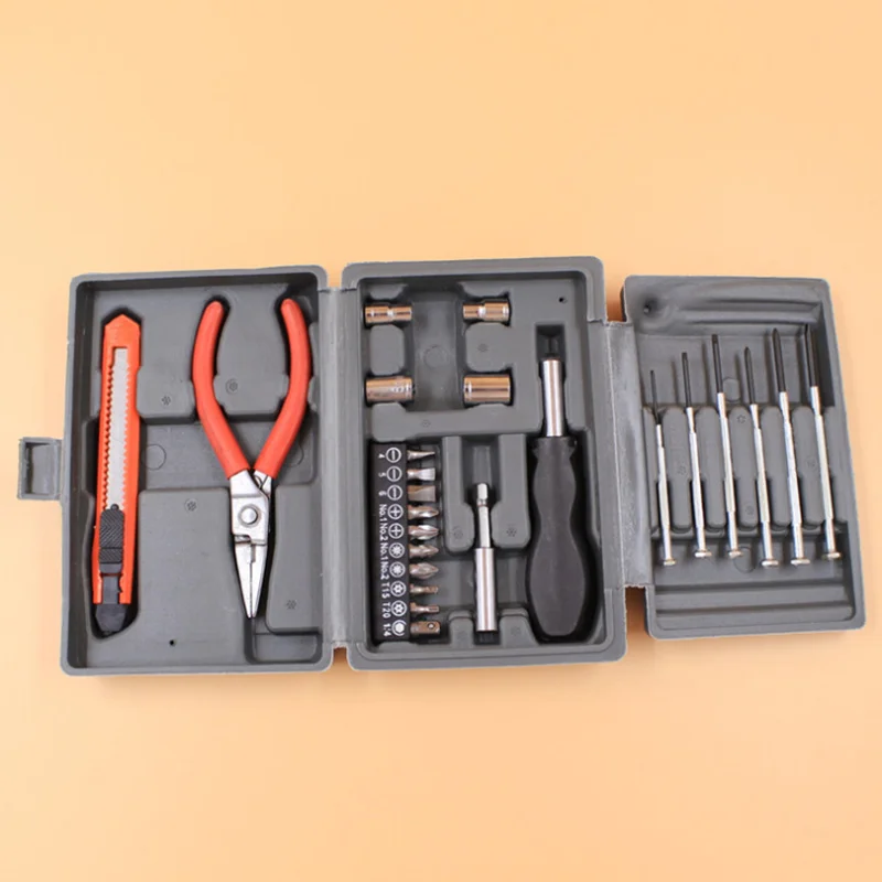 Portable 24PC single clamp utility knife Precision screwdriver set werkzeug phone Mobile iPad Camera maintenance tool torx|Hand Tool Sets| - AliExpress