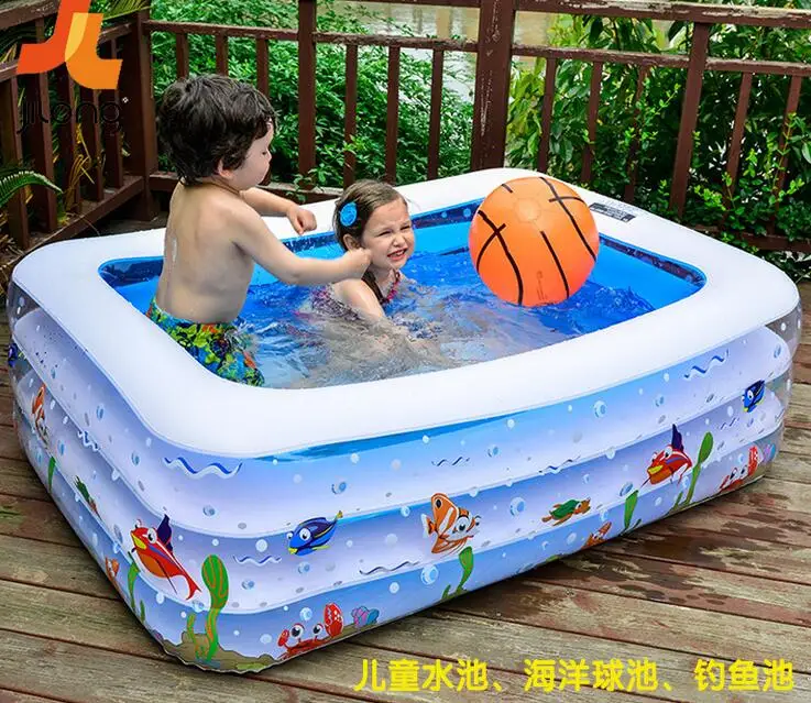 Tanio Gruby basen dla dorosłych rodzinny basen dmuchany basen dla
