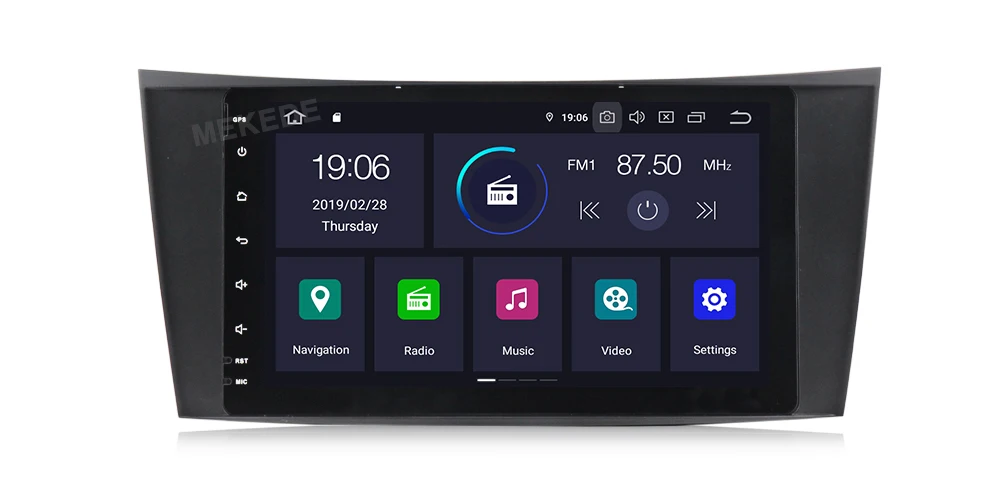 Clearance Mekede DSP IPS Android 9.0 quad core Car DVD Player GPS For Mercedes/Benz/E-Class/W211/E200/E220/E300/E350 with 4G wifi BT 19