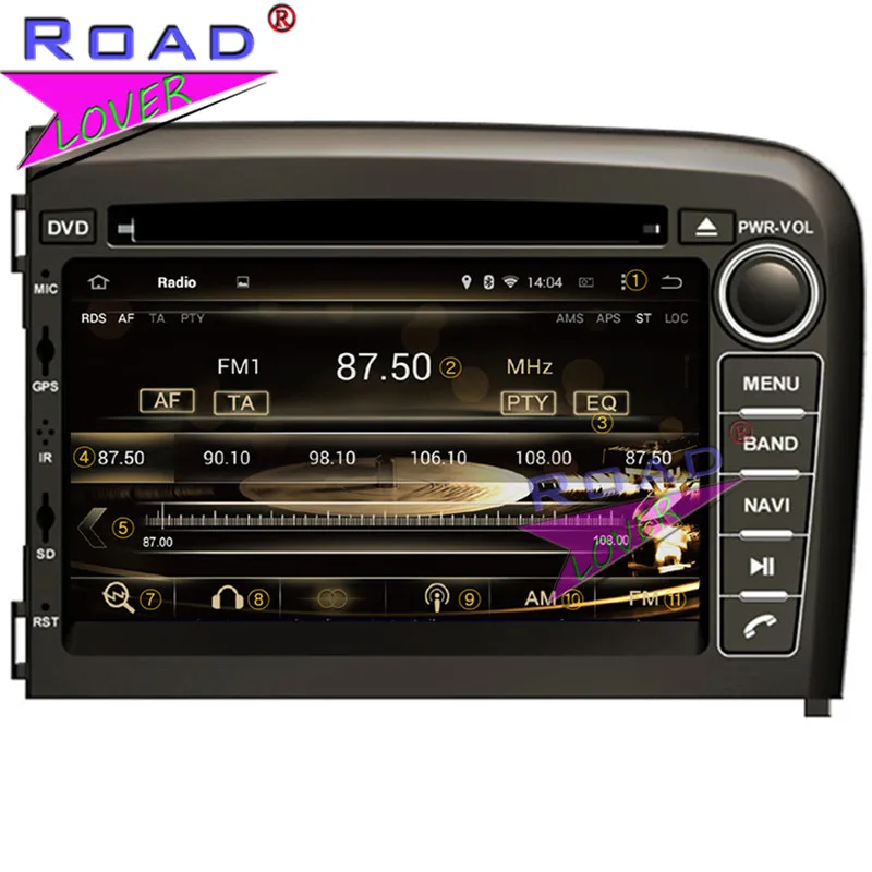 Roadlover Android 9,0 автомобильный dvd-плеер радио для Volvo S80 1998 1999 2000 2001 2002 2003 2004 2005 2006 Новинка Стерео gps навигация