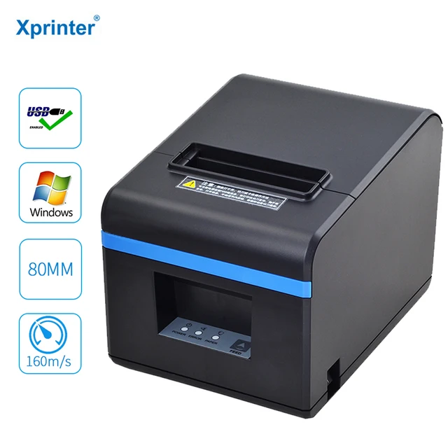 Cheap 80mm POS Bill Receipt Barcode Thermal Printer Automatic cutter Kitchen POS Thermal Ethernet LAN USB Printer 80mm Thermal Printer