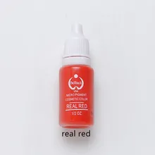 2 шт. Real Red Постоянный губы брови Макияж пигмент, косметический лоб татуировки чернил microblading постоянный Макияж пигмент