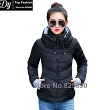New Wadded Winter font b Jacket b font Women Cotton Short font b Jacket b font