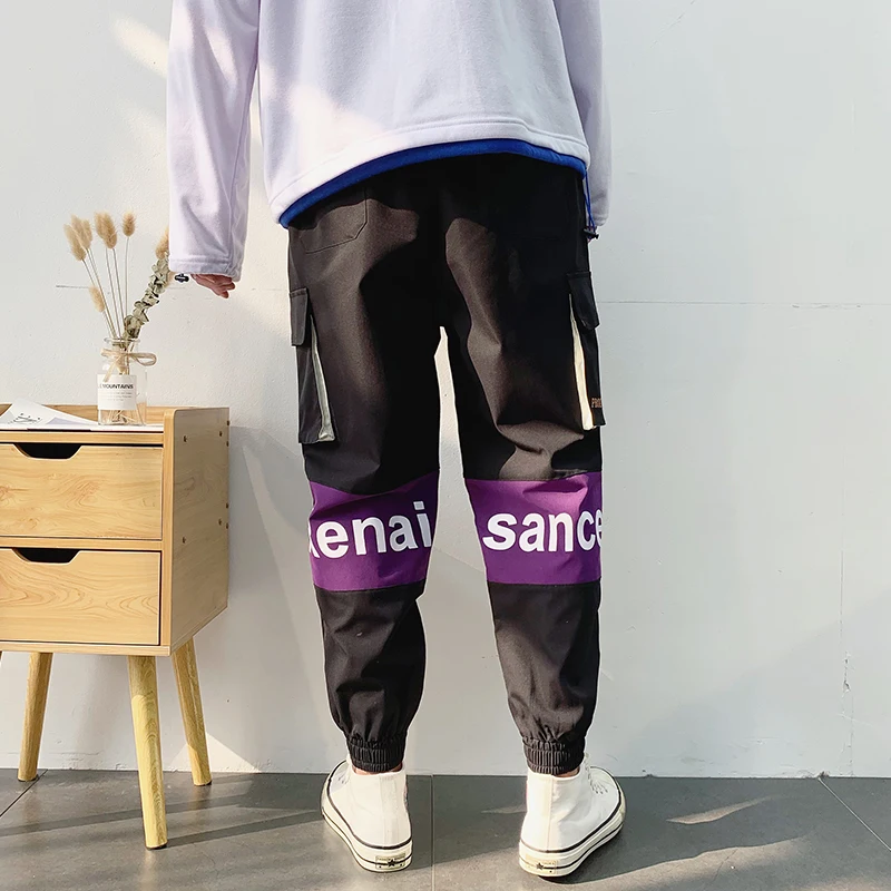 2019 Promotion Only Today Cotton Cargo Pants For Men Khaki Pocket Fashion Designer Japanese Streetwear Harajuku Men Cargo Pants