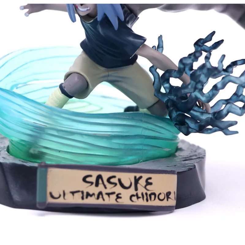 Экшн фигурка из ПВХ Учиха Саске против Наруто Susanoo Blue Nirvana Thunder проклятие второй