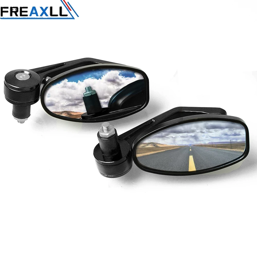 

7/8" 22mm Universal Motorcycle Aluminum Rear View Black Handle Bar End Side Rearview Mirrors FOR HONDA CBR900RR CBR1000RR CBR954
