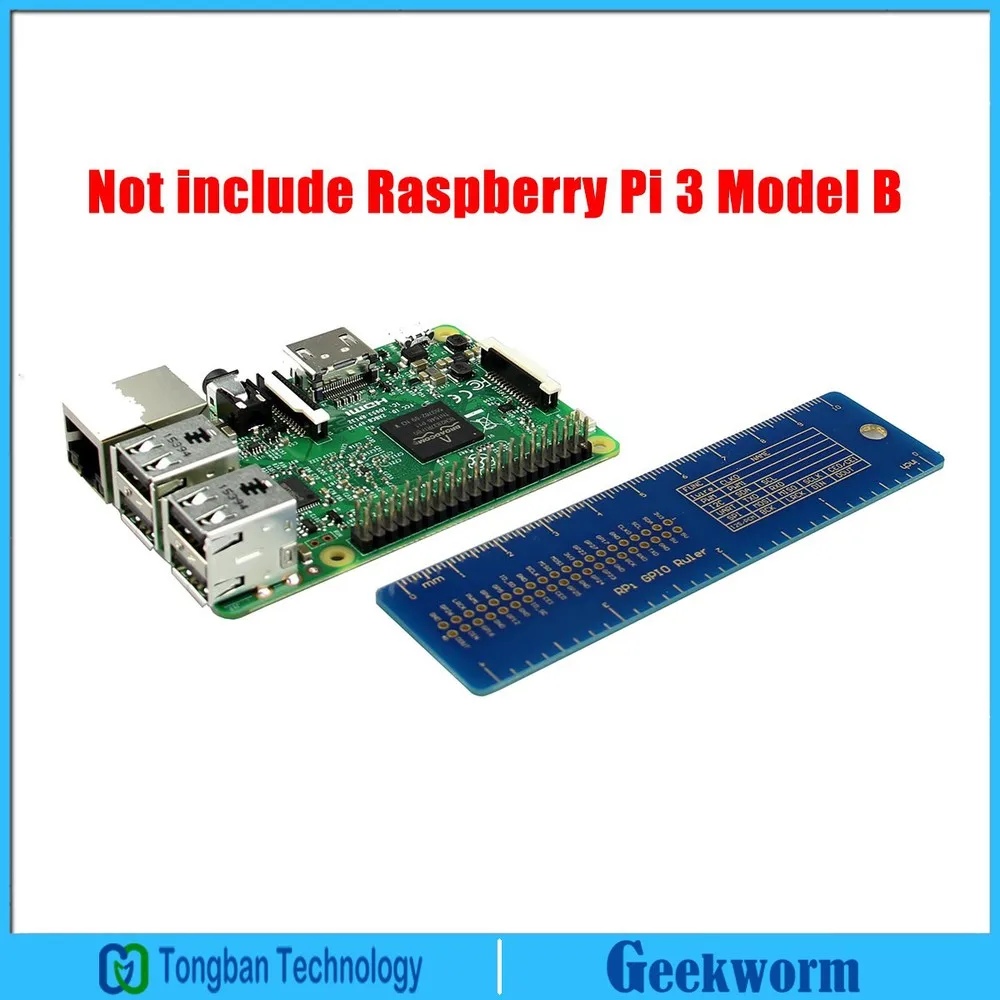 

Raspberry Pi 3 Model B GPIO Ruler / Raspberry Pi GPIO Pin Reference Board (3 Pieces/Lot)