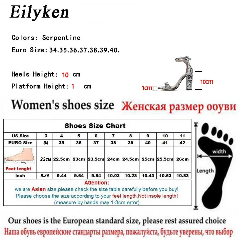 Eilyken/женские босоножки с ремешком на щиколотке Модная женская обувь острым