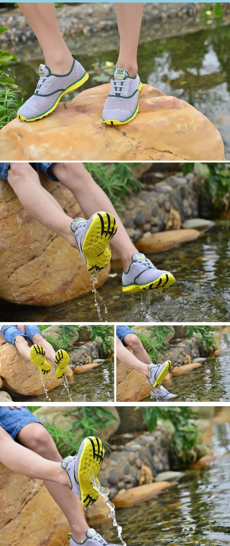 Socone Sport Shoes Woman Outdoor Summer Mesh Shoes Sport Slip-on Walking Shoes Comfortable Breathable Men's Shoes zapatos (10)