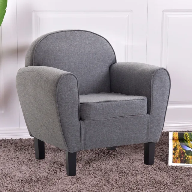 Goplus Arm Chair Modern Single Sofa Leisure Accent Fabric